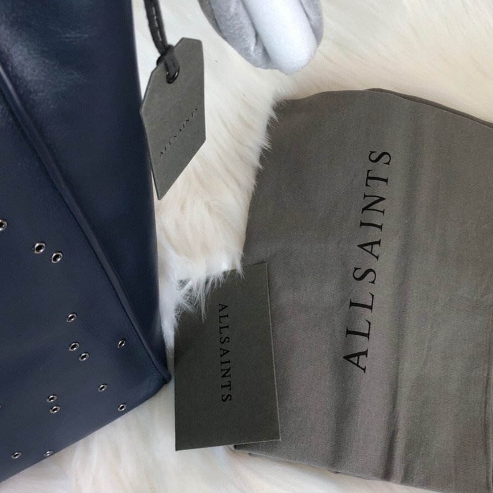 All Saints Junai Leather Bag - Picture 7 of 8
